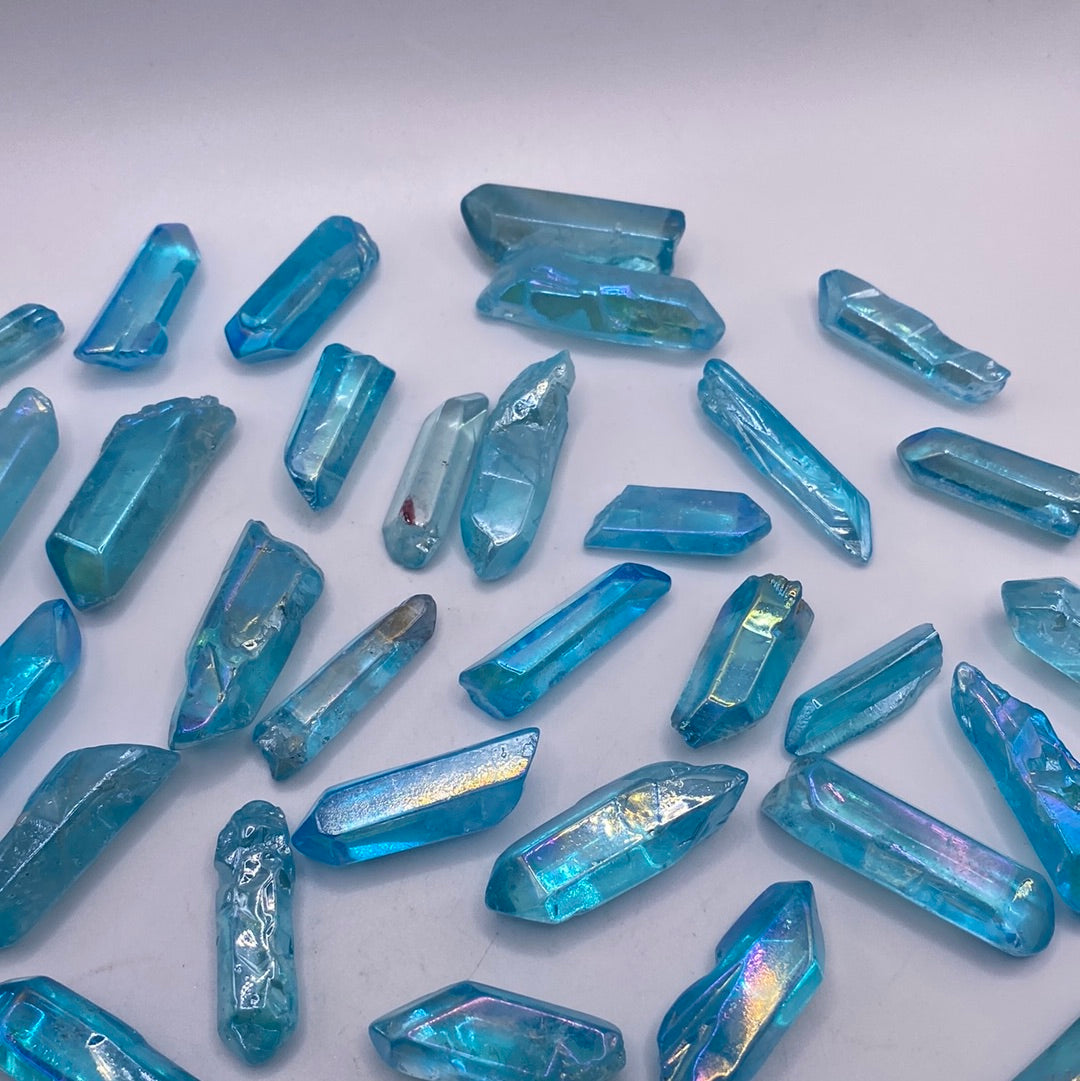 Blue Aura Quartz Point