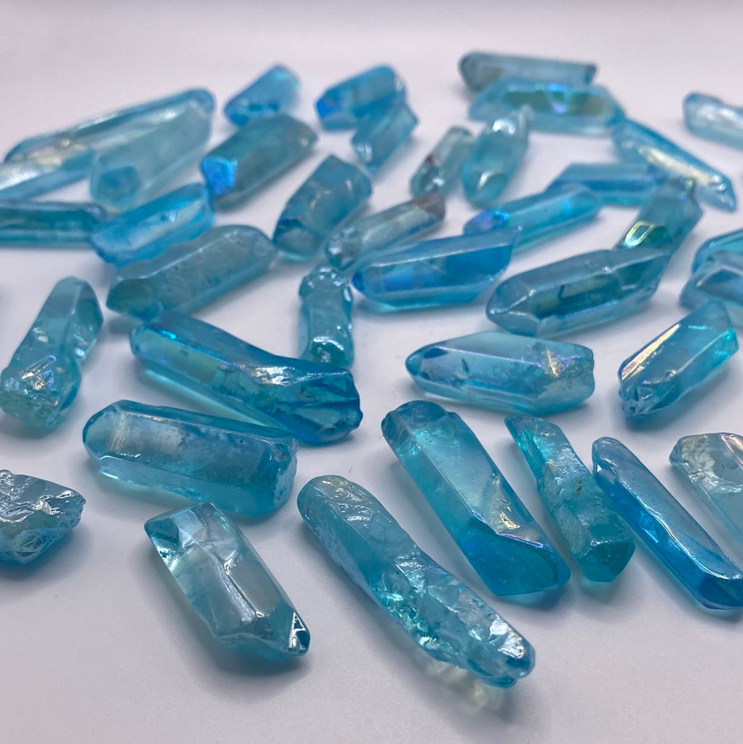 Blue Aura Quartz Point