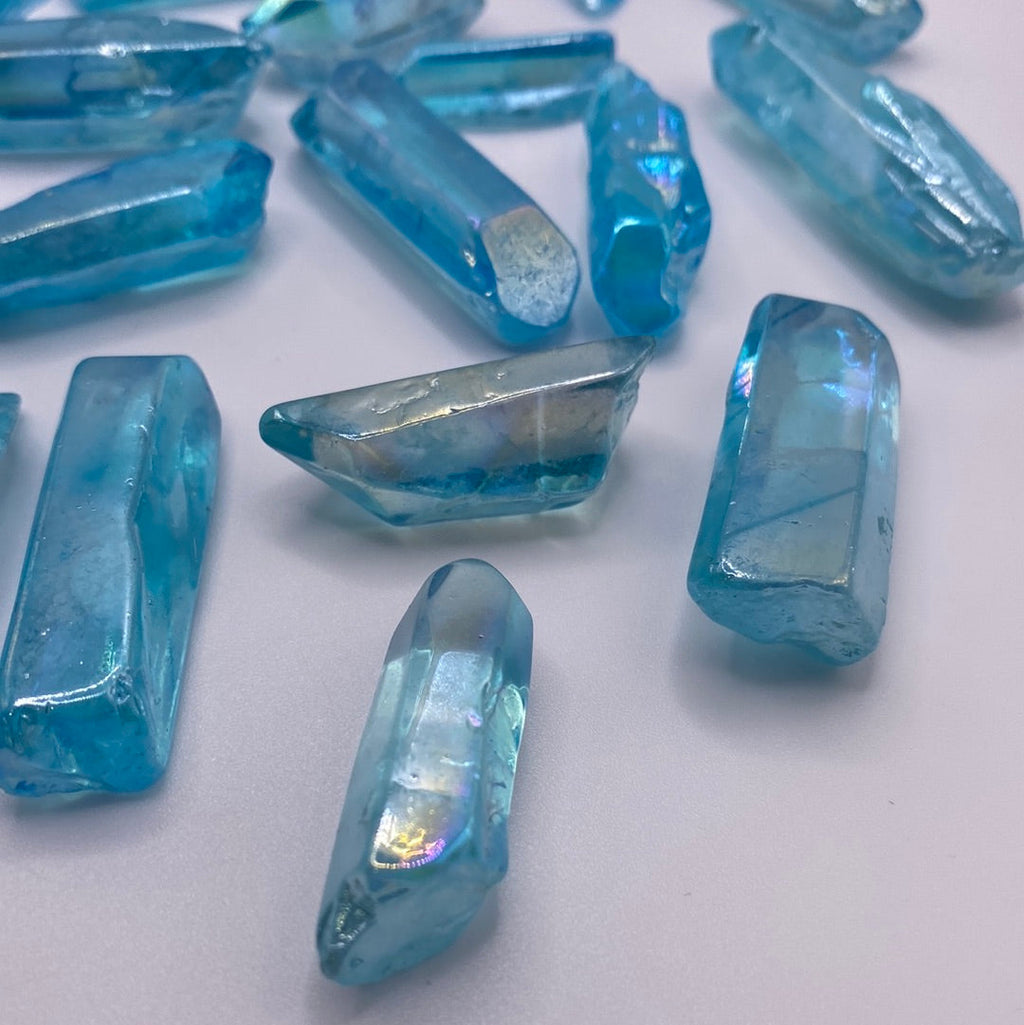 Blue Aura Quartz Point